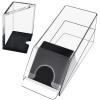 Elesunory Blackjack Shoe and Discard Tray, Clear Blackjack Dealing Shoe, Acrylic Card Dispenser for Playing Cards, Blackjack Discard Holder Trays for Blackjack Game Poker Accessories(4 Deck) view 1