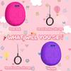 Silicone Case Compatible with Tamagotchi Uni Virtual Pet Machine, Protective Skin Sleeve Shell for Tamagotchi Uni with Finger Lanyard (Rose Red and Purple) view 2
