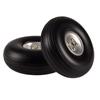 2PCS Rubber Wheel Tire Aluminum Hub for RC Airplane Model 2.75 ''/ 3'' /3.75''/4 ''/ 4.5''/ 5 inch (3.75 inch 95mm) view 1