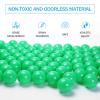 GUESVOT 2.75 Inch Big Ball Pit Balls - Crush Proof Plastic Balls for Ball Pit Pack of 50pcs Set for Toddlers Ball Pool Playtent Tunnels with Reusable Storage Bag (Green) view 4