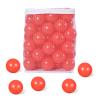 GUESVOT 2.75 Inch Big Ball Pit Balls - Crush Proof Plastic Balls for Ball Pit Pack of 50pcs Set for Toddlers Ball Pool Playtent Tunnels with Reusable Storage Bag (Red) view 2