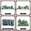 Seyaom Micro Mini Chinese Architecture of Suzhou Garden with Cherry Blossom Tree Building Blocks Set with LED Light, Botanical Collection Building Set for Adults, 14+ Teens (3888 Pcs) view 3