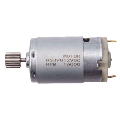 ELLANA Electric Replace 1pcs Kids Electric Car Motor Children Ride On Toys Replacement Parts 12 Teeth 380 390 DC Motor 6V 12V Motor Drive Engine Gearbox Ride (Color : 6V390 13000 Motor)