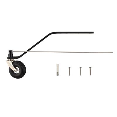 PurAr Carbon Fiber Tail Landing Gear with Wheel for 30CC 50CC 100CC 150CC RC Fix Wing Model Airplane 1PCS (30CC)