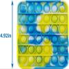 12 Pcs Pop Bubble Fidget Toys for Party Favors, Stress Relief Pressure Relieving Toys for Kids, Pop Bulk Toddler Toy for Birthday Christmas Valentine Gifts and Classroom Prizes view 2