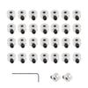 Begino Plane Landing Gear Wheel Stop 0.08"/2.1mm Wheel Collar for RC Airplane Model Aircraft(30-Pack) view 1