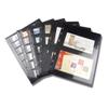 PCCB MINGT 10Pcs Standard 9-Hole Double-Sided Album Inner Sheets Card Stamp Banknote Collection Album Inserts Pages For Coin Collecting And Supplies (Black, 2 Pockets) view 3