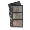 PCCB MINGT 10Pcs Standard 9-Hole Double-Sided Album Inner Sheets Card Stamp Banknote Collection Album Inserts Pages For Coin Collecting And Supplies (Black, 3 Pockets) view 1