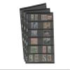 PCCB MINGT 10Pcs Standard 9-Hole Double-Sided Album Inner Sheets Card Stamp Banknote Collection Album Inserts Pages For Coin Collecting And Supplies (Black, 6 Pockets) view 1