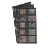 PCCB MINGT 10Pcs Standard 9-Hole Double-Sided Album Inner Sheets Card Stamp Banknote Collection Album Inserts Pages For Coin Collecting And Supplies (Black, 5 Pockets) view 1