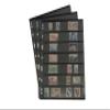 PCCB MINGT 10Pcs Standard 9-Hole Double-Sided Album Inner Sheets Card Stamp Banknote Collection Album Inserts Pages For Coin Collecting And Supplies (Black, 7 Pockets) view 1