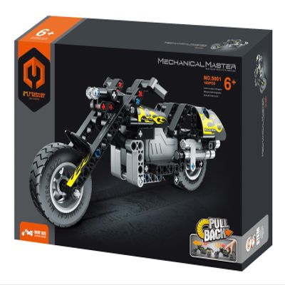 iM.Master Pull Back Racing Motorcycle, 183 Piece (Can Combine with 5802)