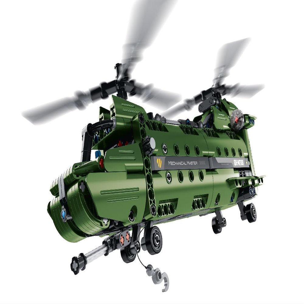iM.Master Military Transports 2 in 1 Helicopter 393 Pieces