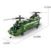 iM.Master Military Transports 2 in 1 Helicopter 393 Pieces view 3