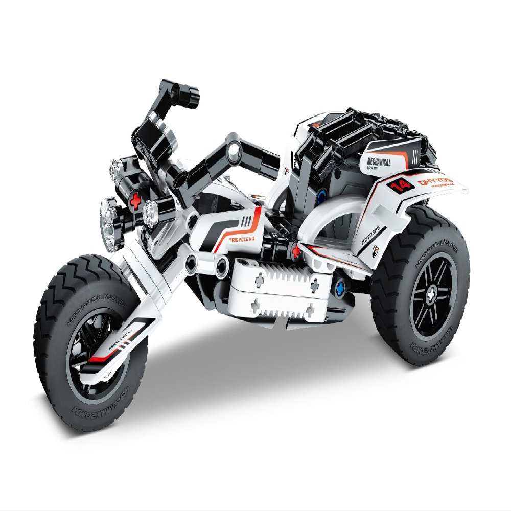 iM.Master Pull Back Racing Motorbike, 198 Piece (Can Combine with 5813)