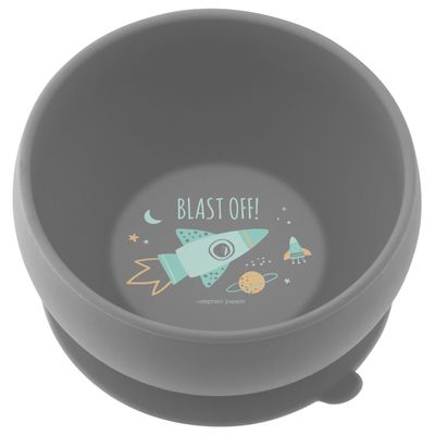Stephen Joseph, Silicone Baby Bowls, Suction Bowl, Stay Put Suction Bowl, First Stage Self Feeding, Space