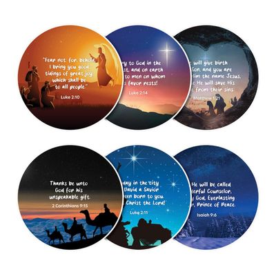 GLORILIGHT Meaning of Christmas HD Disc Set, Project Bible Verses on Walls or Ceilings, Includes 6 Interchangeable Discs, Help Children Live by The Truth of Gods Word, Bible Education for Kids