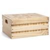 Tailgating Pros Premium Giant Toppling Timbers with Natural Wooden Crate Jumbo Outdoor Yard Game, Tower Grows to Over 5 Feet!  Optional Tipsy Stickers Available! view 2
