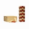 Tailgating Pros Premium Giant Toppling Timbers with Natural Wooden Crate  Jumbo Outdoor Yard Game, Tower Grows to Over 5 Feet  Optional Tipsy Stickers Available! view 1