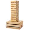 Tailgating Pros Premium Giant Toppling Timbers with Natural Wooden Crate  Jumbo Outdoor Yard Game, Tower Grows to Over 5 Feet  Optional Tipsy Stickers Available! view 4