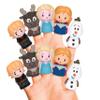 Disney Frozen Bath Finger Puppets, 10 Pc  Party Favors, Educational Play, Bath & Pool Toys, Story Time, Beach Fun, Stocking Stuffer view 1
