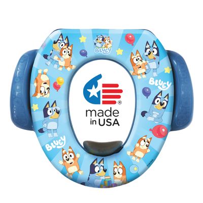 Bluey Soft Potty Seat - Potty Training Toilet Seat, Soft Cushion, Baby Potty Training, Safe, Easy to Clean