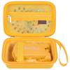 Elonbo Carrying Case for Blinger Dazzling Starter Kit, Blinger Kids Glam Collection Starter Kit Storage Bag, Kids Hair Styling Tool Travel Organizer Holder, Pocket fits Gems Rhinestones, Yellow view 1