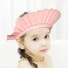 Baby Shower Cap Bath Visor Protection Silicone Adjustable Safe Shower Bathing Cap for Infants Toddler Baby Kids Children (6 Months-12 Years old/15.8-22.8In, Pink) view 4