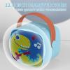 Snowall Dinosaur Karaoke Machine for Kids,Portable Bluetooth Speaker with Wireless Microphone,Kids Music Player Toys for Boys,3,4, 5, 6, 7, 8+ Years Old, Teens Birthday (Yellow Dinosaur) view 4