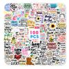 100pcs Inspirational Stickers for Adults, Positive Affirmation Stickers, Motivational Stickers for Water Bottles, Scrapbook, Quote Stickers view 1