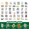 100pcs Inspirational Stickers for Adults, Positive Affirmation Stickers, Motivational Stickers for Water Bottles, Scrapbook, Quote Stickers view 2