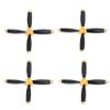 JIAFANRC Propeller Full Set with 4 Blade P7610509 for VOLANTEX RC 761-5V2 Blue P51 Mustang WWII Airplane,4sets view 1