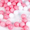 BBRUN Ball Pits Balls 1000 Count Play Plastic Balls for Ball Pits Playpen BPA- Free Crush Proof Bounce House Balls for Pet Dogs,Soft Plastic Pool Ball for Toddlers (Pink-White, 1000 Count) view 2