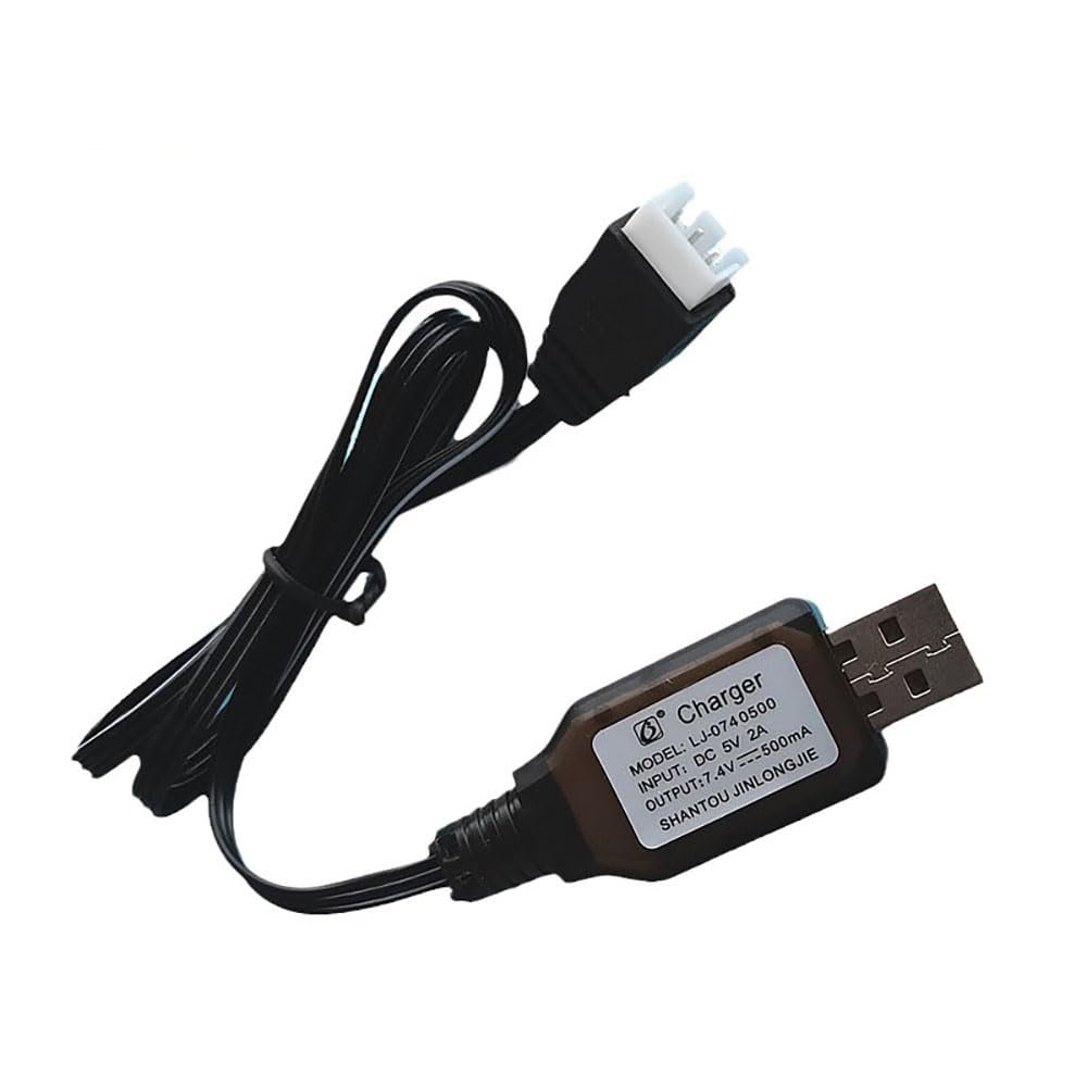 JIAFANRC USB charger-2S PC3202 7.4V for VOLANTEX RC Boat 797-3 Vector SR48 /Vector S/791-2 Hurricane /768-1 Mustang etc
