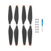 2 Pairs Propellers Blade for DJI MINI 3,Drone Propellers Low Noise Spare Blades Drone Quadcopter Accessory Replacement (Orange Trim) view 1