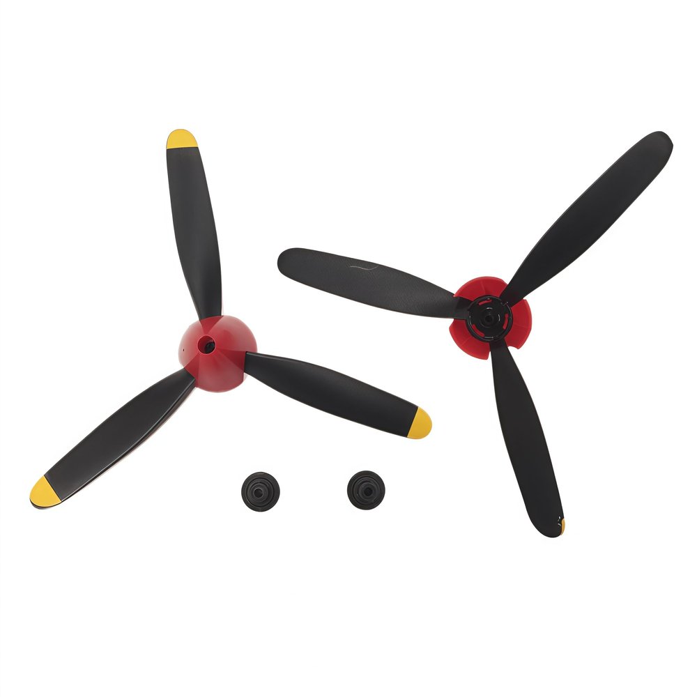 JIAFANRC Propeller Full Set 3 Blade P7611304 for VOLANTEX RC Plane 761-13 P40 400mm,2pcs