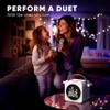 MASINGO Portable Mini Karaoke Machine for Kids and Adults with Dual Wireless Bluetooth Microphones, Animated LED Display, USB/Aux/MicroSD, Voice Effects, Fun Karaoke Toy for Girls and Boys, Animato S1 view 4