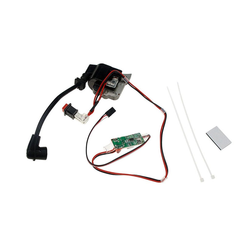 FLMLF Engine Safety Kill Switch with Ignition Coil Kit for Zenoah CY 23cc-71cc Engines for 1/5 Hpi Rofun Rovan Km Baja Losi 5ive T Redcat Rcmk Mcd Fg Rc Parts
