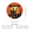 130 Pcs Halloween Party Plates Set, Happy Halloween Party Decorations Supplies, Halloween Castle Bat Pumpkin Ghosts Theme Tableware for Kids Birthday Baby Shower Decor, Serves 16 (Orange and Black) view 3