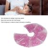 Breast Ice Pack, Hot Cold Breastfeeding Gel Pads, Breast Therapy Gel Pack, Nursing Pain Relief for Mastitis Engorgement Swelling(17cm-Violets) view 4