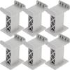ibasenice Train Bridge Pier Toys 18 Pcs Train Track Bridge Supports and Risers for Kids Building Stable Railway Accessories for Creative Play view 1