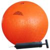 AppleRound 8.5 Inch Playground Ball with Air Pump, Pack of 1 Ball with 1 Pump, Official Size for Dodge Ball, Handball, Camps and Schools (Orange) view 1