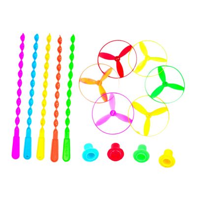 Interactive Boys and Girls' Bamboo Dragonfly Toys Rotating Toy for Children Random Color