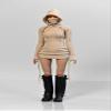 1/6 Scale Female Clothes,Female Hooded Sweater Dress Outfit Clothing for 12inch PH TBL JO Action Figure (Only Dress) view 2