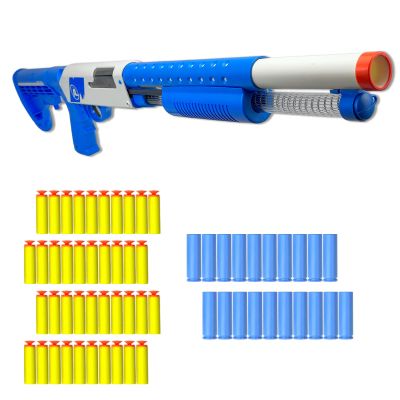 AGM MASTECH Pump Action Foam Blaster Model for Adults 14+, Realistic Shell Ejecting Shotgun with Adjustable Stock and Safety Lock, Soft Dart Launcher for CS Game & Cosplay Prop