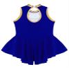 Eandarui Kids Girls Ringmaster Circus Costume Leotard Tutu Dress Jumpsuit with Hat Magic Wand Gloves Royal Blue 16 Years view 4