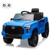 12V Ride on Car for Kids, Licensed Toyota Ride on Truck, Battery Powered Electric Car with Music, LED Lights, Suspension System, Double Doors, Safety Belt, Ride On Toys for Kids view 1