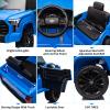 12V Ride on Car for Kids, Licensed Toyota Ride on Truck, Battery Powered Electric Car with Music, LED Lights, Suspension System, Double Doors, Safety Belt, Ride On Toys for Kids view 2