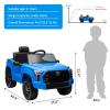 12V Ride on Car for Kids, Licensed Toyota Ride on Truck, Battery Powered Electric Car with Music, LED Lights, Suspension System, Double Doors, Safety Belt, Ride On Toys for Kids view 4