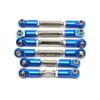 BrewJa Metal Adjustable Tie Rods Turnbuckles Toe Links Linkage Set for 1/10 Arrma Senton Granite 4X4 MEGA 550 Upgrade Parts (Color : Blue) view 4